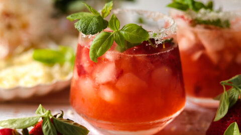 strawberry basil smash