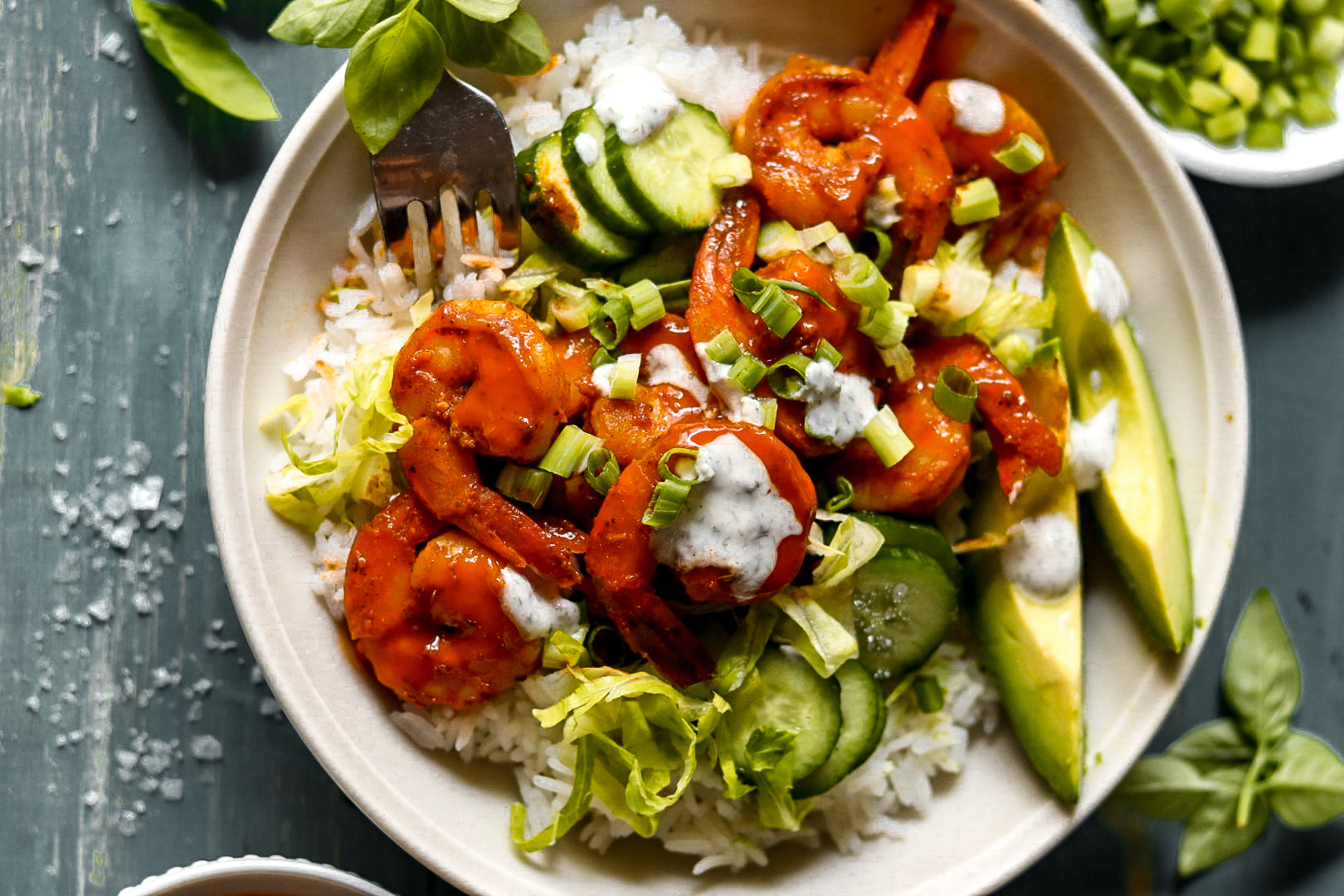 Smoky Hot Shrimp Bowl