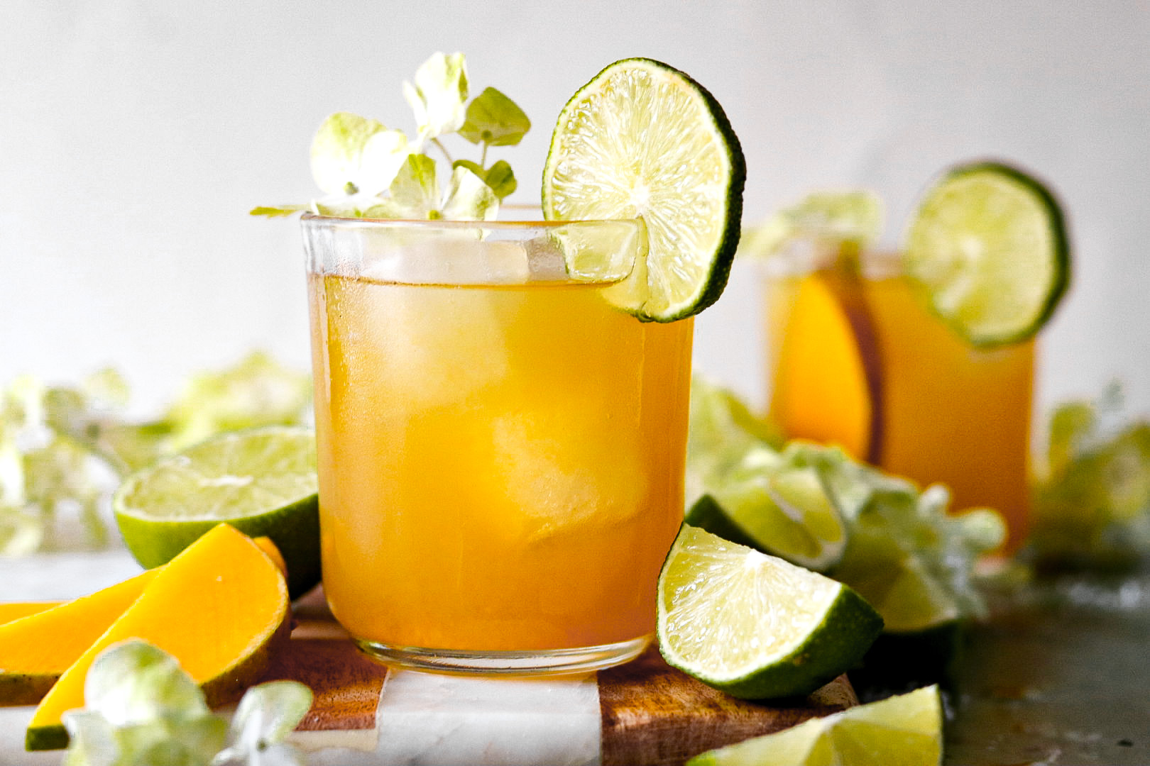 honey green tea and mango mezcalita – The Foul-Mouth Gourmet