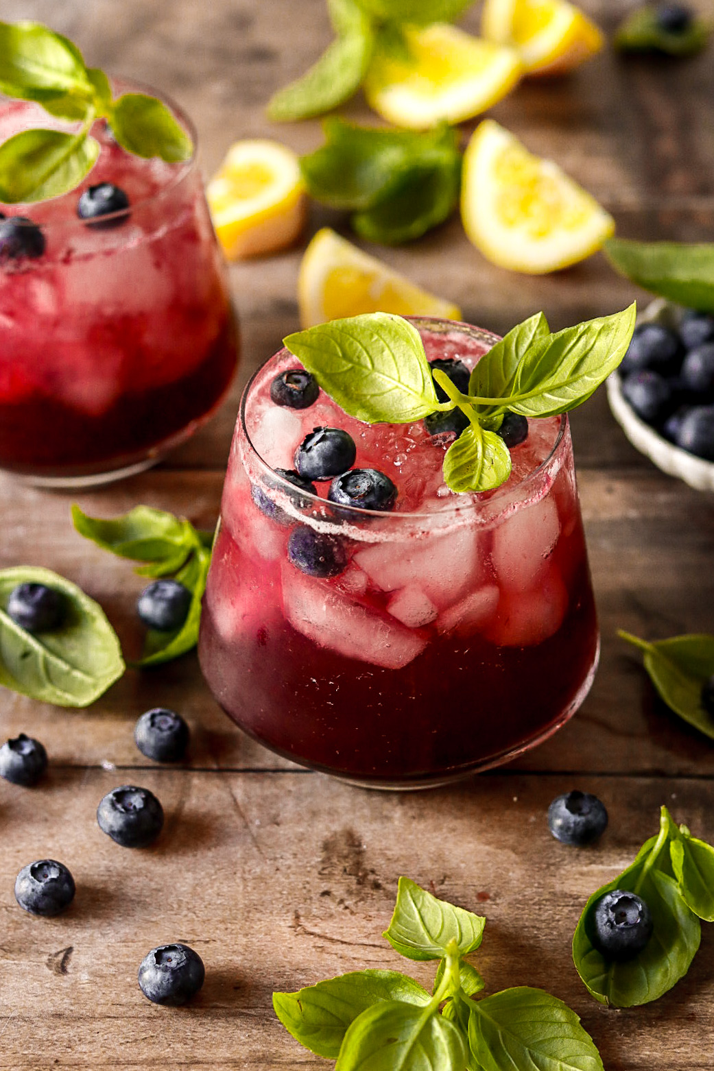 Blueberry Basil Bourbon Smash – The Foul-Mouth Gourmet