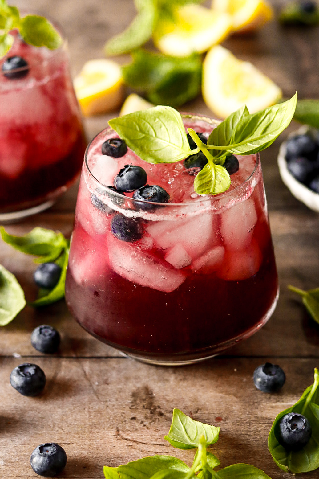 Blueberry Basil Bourbon Smash – The Foul-Mouth Gourmet